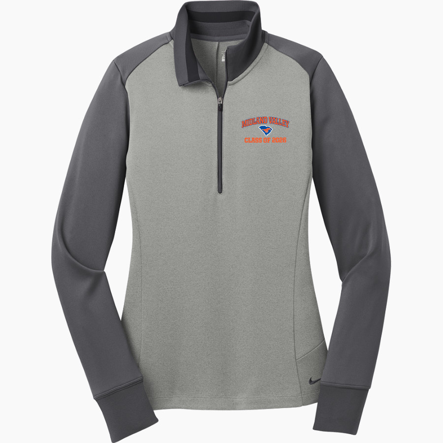 MIDLAND VALLEY HIGH SCHOOL MUSTANGS <span class="pdp-name-mascot">MIDLAND VALLEY MUSTANGS</span> Nike Women's Dri-FIT 1/2-Zip Pullover