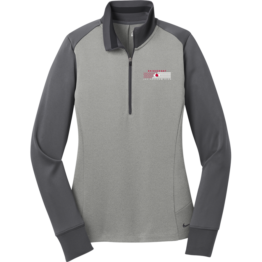 BRIDGEPORT HIGH SCHOOL INDIANS <span class="pdp-name-mascot">BRIDGEPORT INDIANS</span> Nike Women's Dri-FIT 1/2-Zip Pullover