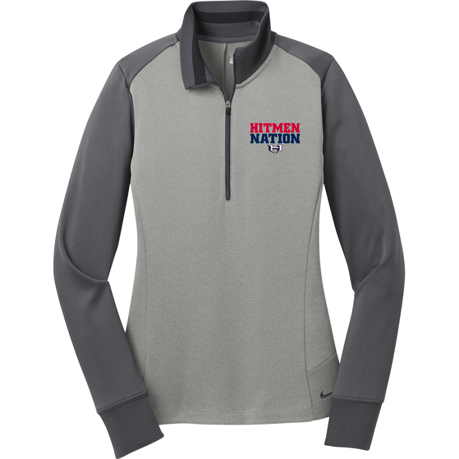 Quad City Hitmen The Official Online Store <span class="pdp-name-mascot">Quad City Hitmen</span> Nike Women's Dri-FIT 1/2-Zip Pullover