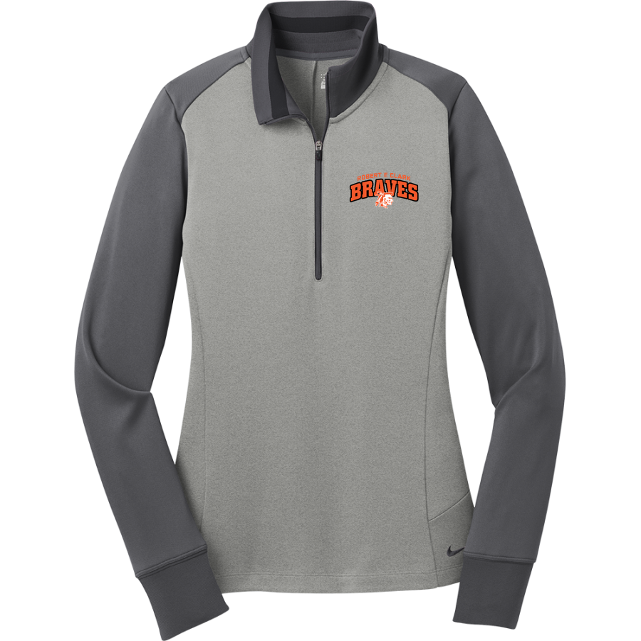 Robert E Clark Braves <span class="pdp-name-mascot">Robert E Clark Braves</span> Nike Women's Dri-FIT 1/2-Zip Pullover