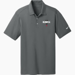 Benedictine University Mesa Redhawks Nike Men's Dri-FIT Vertical Mesh Polo Front Thumbnail