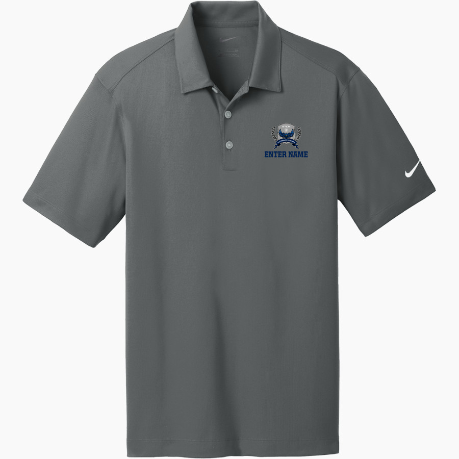 STEM Innovation Academy of the Oranges we rise together <span class="pdp-name-mascot">STEM Phoenix</span> Nike Men's Dri-FIT Vertical Mesh Polo