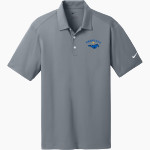 Heppner Mustangs Nike Men's Dri-FIT Vertical Mesh Polo Front Thumbnail