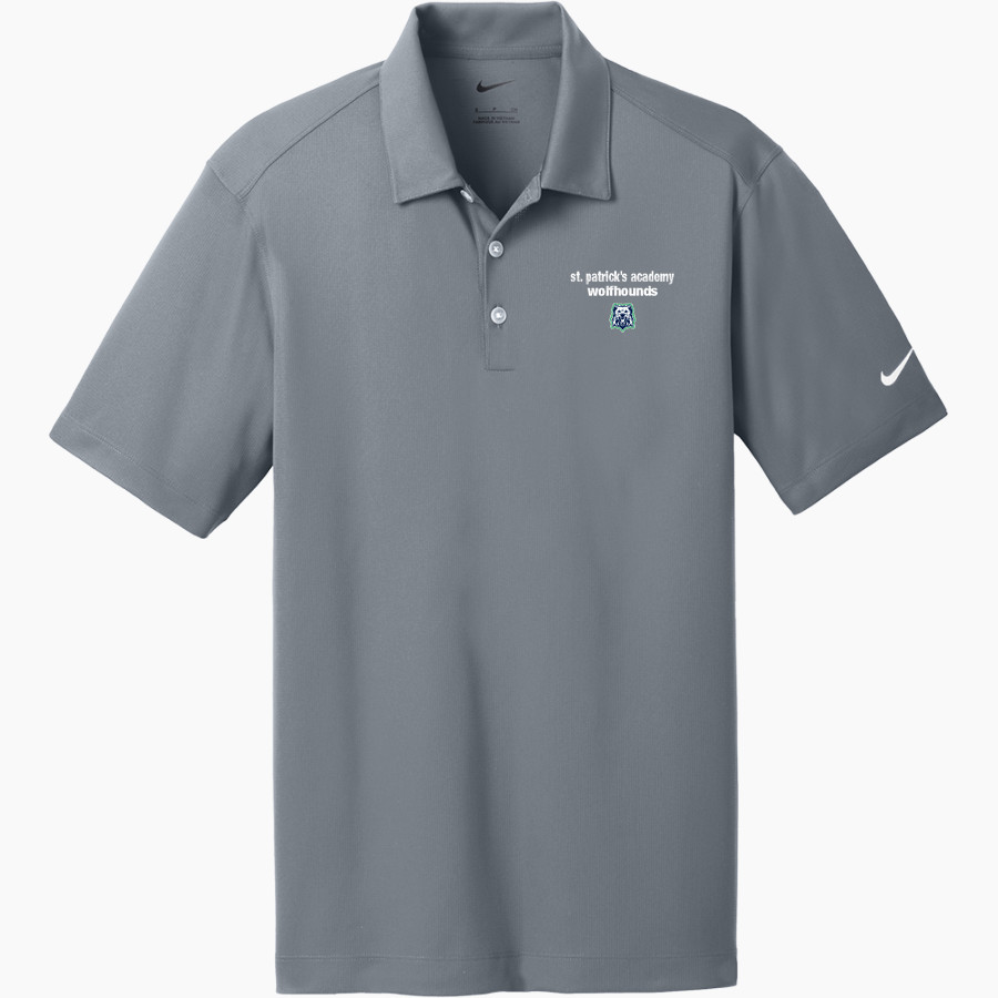 St. Patrick's Academy Wolfhounds <span class="pdp-name-mascot">Great Falls Central Catholic H S Mustangs</span> Nike Men's Dri-FIT Vertical Mesh Polo