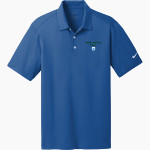 Royal Spring Titans <span class="pdp-name-mascot">Royal Spring Titans</span> Nike Men's Dri-FIT Vertical Mesh Polo Front Thumbnail