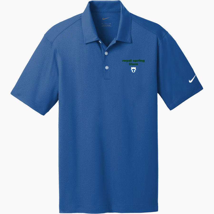 Royal Spring Titans <span class="pdp-name-mascot">Royal Spring Titans</span> Nike Men's Dri-FIT Vertical Mesh Polo