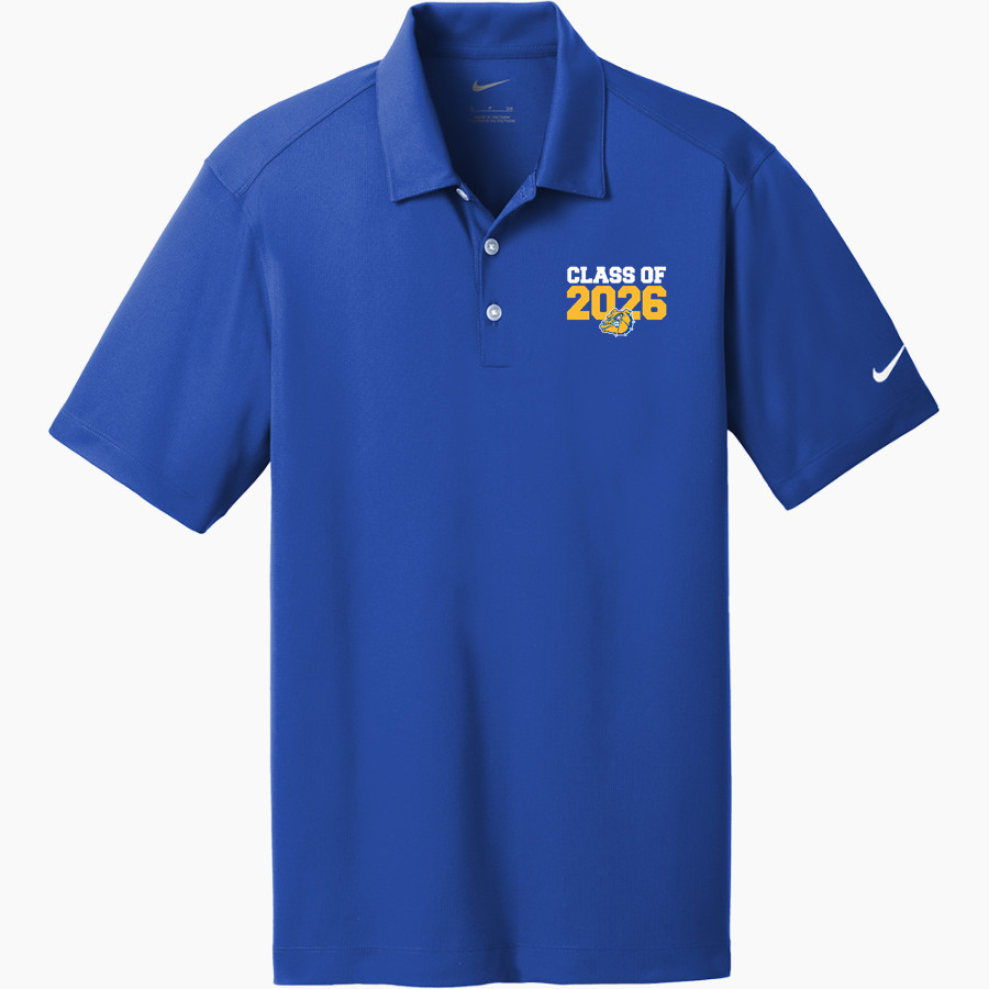 A E BEACH HIGH SCHOOL BULLDOGS <span class="pdp-name-mascot">A E BEACH BULLDOGS</span> Nike Men's Dri-FIT Vertical Mesh Polo