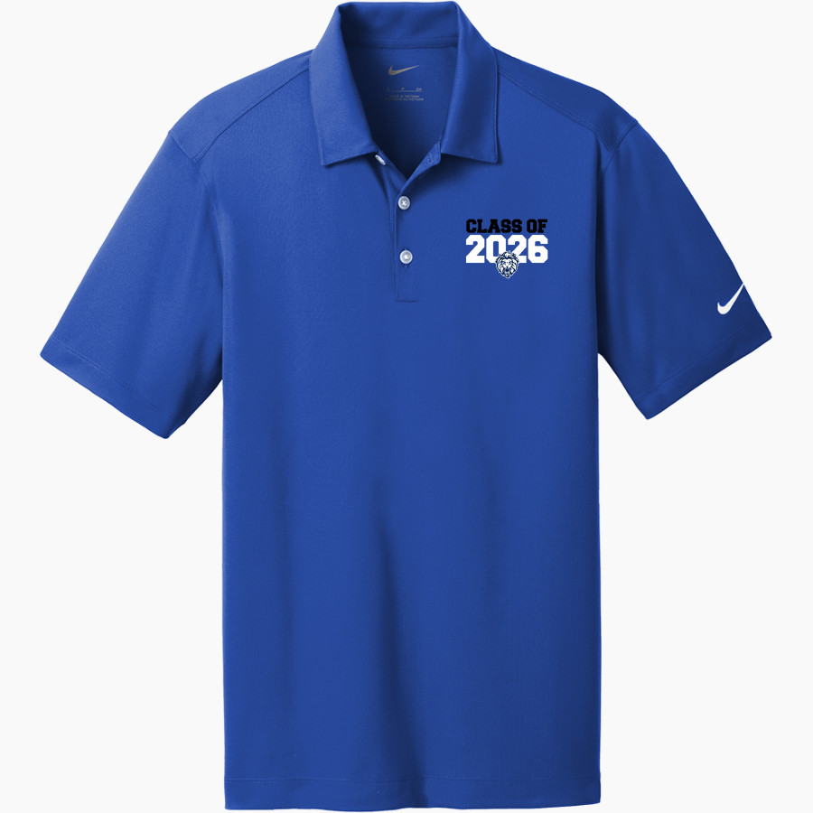 LUSTRE CHRISTIAN HIGH SCHOOL LIONS <span class="pdp-name-mascot">LUSTRE CHRISTIAN LIONS</span> Nike Men's Dri-FIT Vertical Mesh Polo