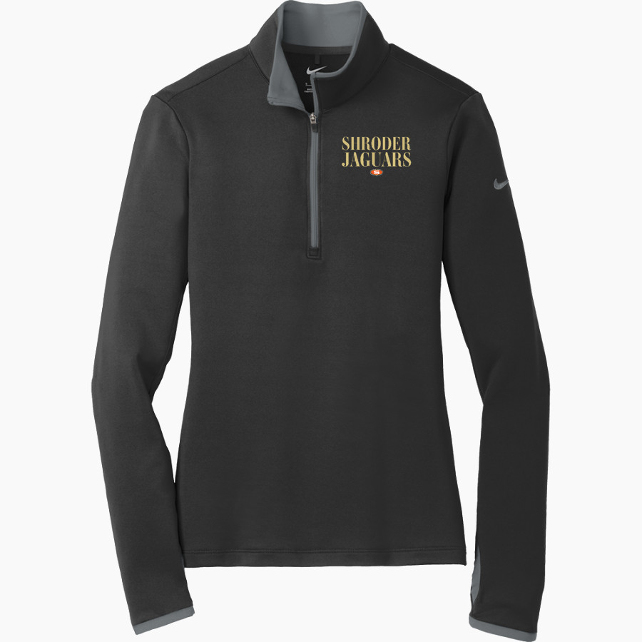 Shroder Jaguars <span class="pdp-name-mascot">Shroder Jaguars</span> Nike Women's Dri-FIT Stretch 1/2-Zip Pullover