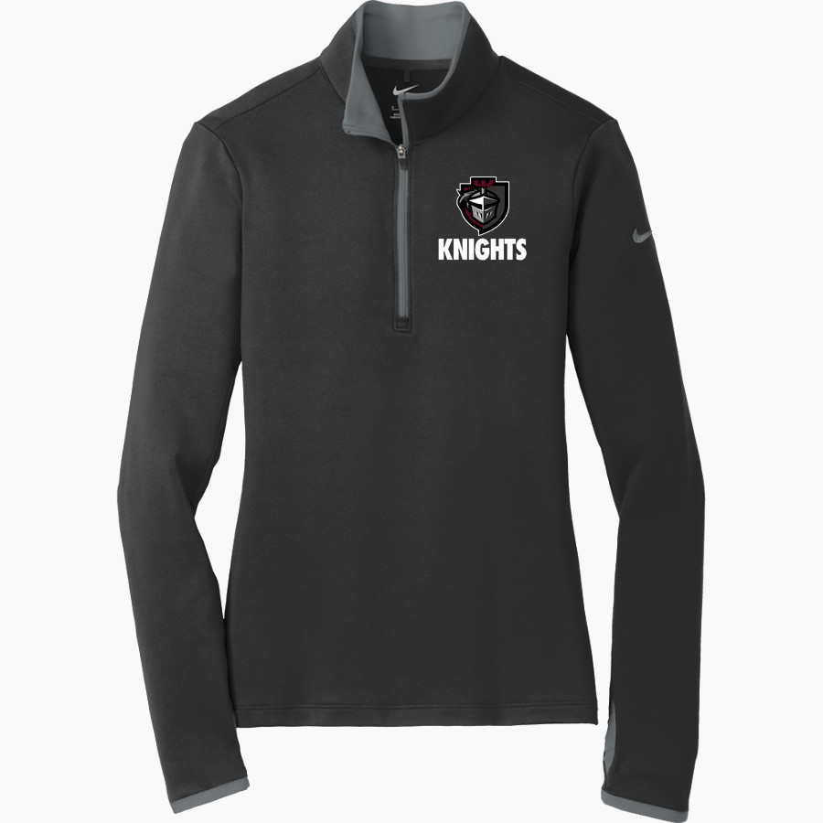 Lansingburgh Knights The Official Online Store <span class="pdp-name-mascot">Lansingburgh Knights</span> Nike Women's Dri-FIT Stretch 1/2-Zip Pullover