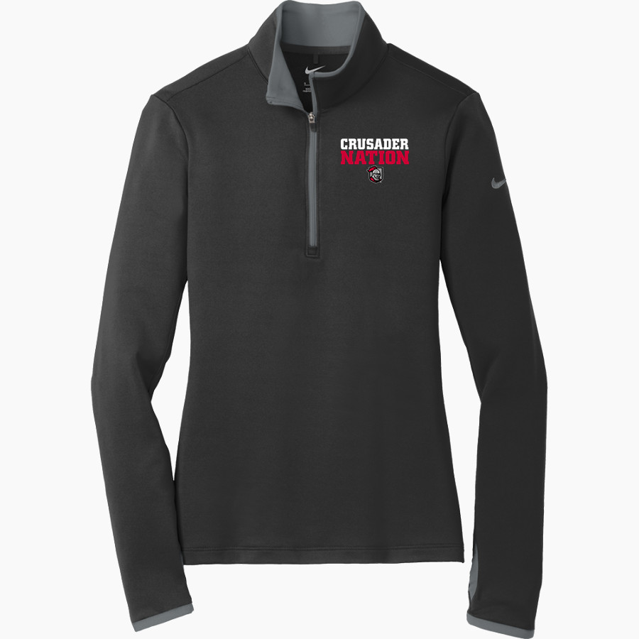 Belmont Abbey College The Official Store of the Crusaders Nike Women's Dri-FIT Stretch 1/2-Zip Pullover