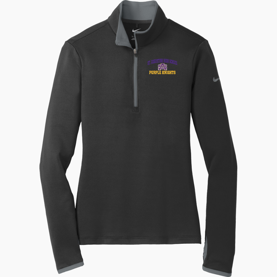 ST. AUGUSTINE HIGH SCHOOL PURPLE KNIGHTS Nike Women's Dri-FIT Stretch 1/2-Zip Pullover