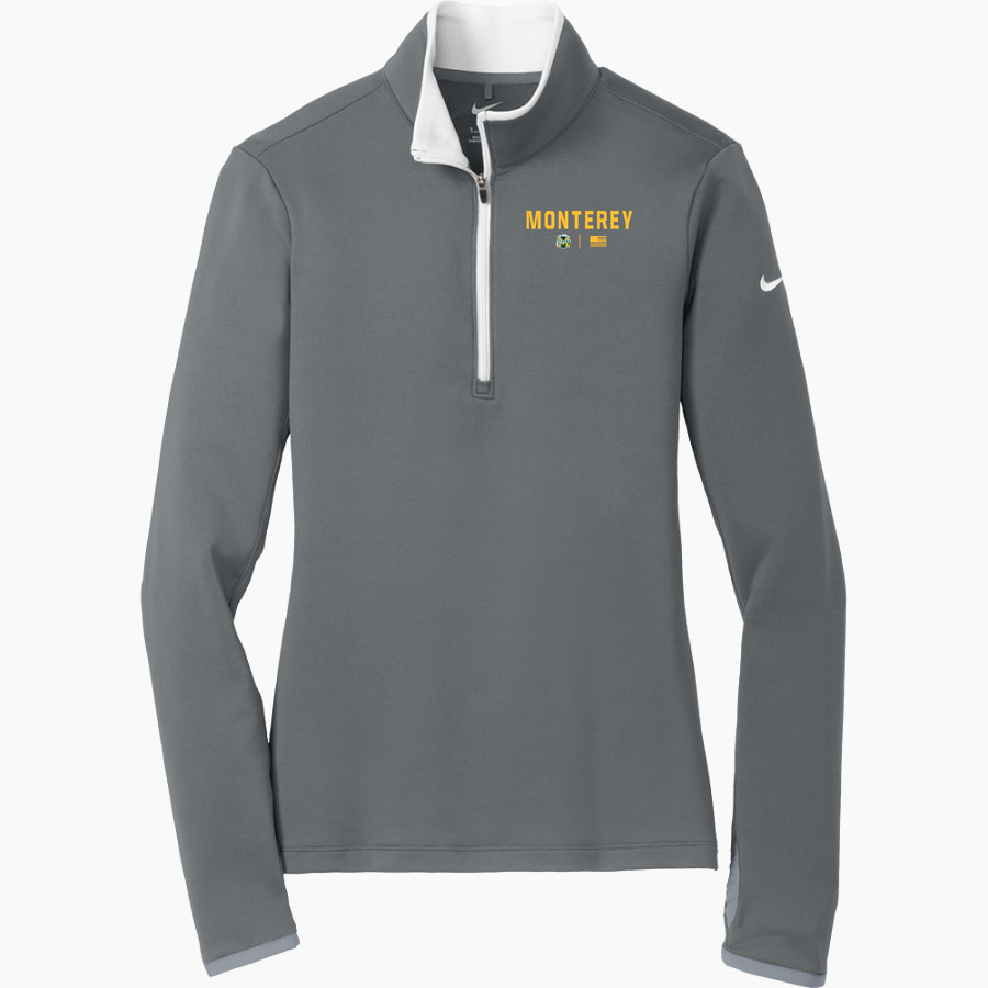 Monterey Toreadores <span class="pdp-name-mascot">Monterey Toreadores</span> Nike Women's Dri-FIT Stretch 1/2-Zip Pullover