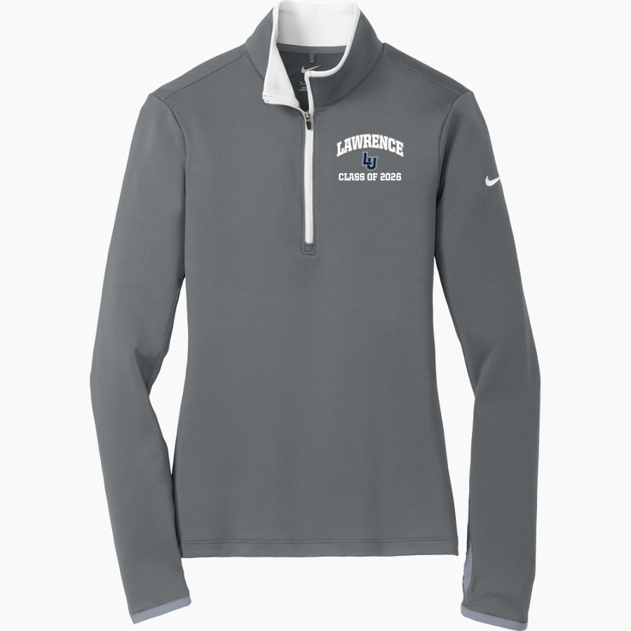 Lawrence University Vikings Online Store Nike Women's Dri-FIT Stretch 1/2-Zip Pullover