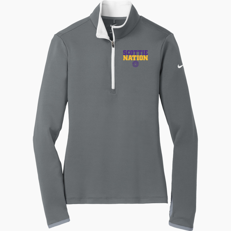 Ballston Spa Scotties The Official Online Store <span class="pdp-name-mascot">Baaston Spa Scotties</span> Nike Women's Dri-FIT Stretch 1/2-Zip Pullover