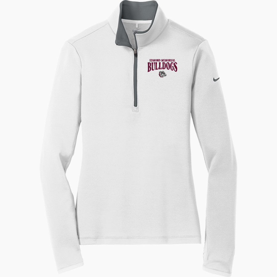 EDMOND MEMORIAL HIGH SCHOOL BULLDOGS <span class="pdp-name-mascot">EDMOND MEMORIAL BULLDOGS</span> Nike Women's Dri-FIT Stretch 1/2-Zip Pullover