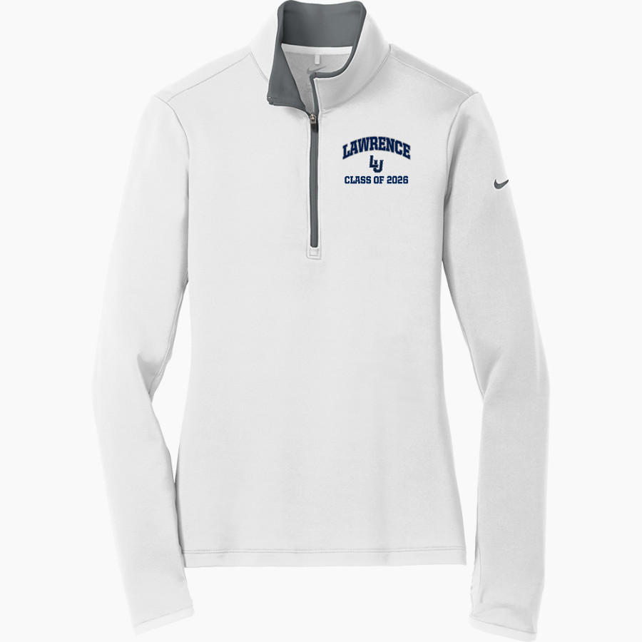 Lawrence University Vikings Online Store Nike Women's Dri-FIT Stretch 1/2-Zip Pullover