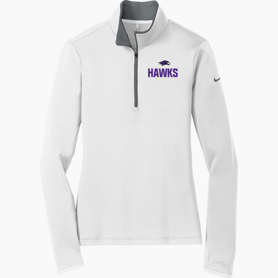MISSION OAK HIGH SCHOOL HAWKS <span class="pdp-name-mascot">MISSION OAK HAWKS</span> Nike Women's Dri-FIT Stretch 1/2-Zip Pullover