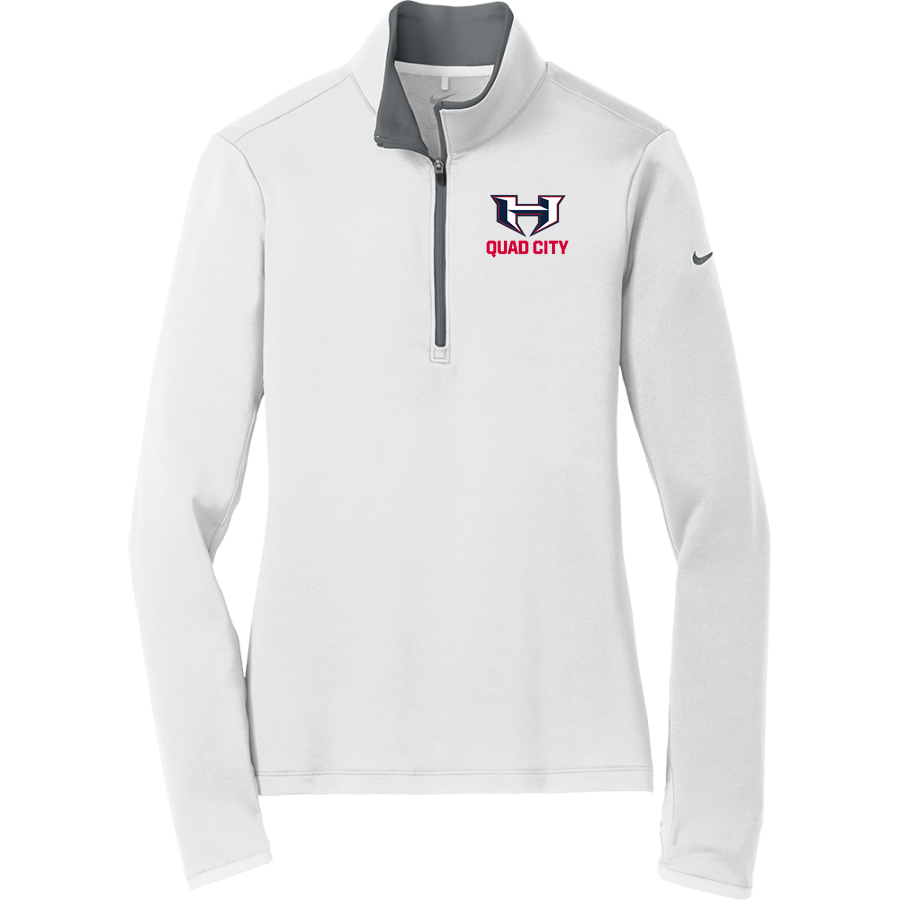 Quad City Hitmen The Official Online Store <span class="pdp-name-mascot">Quad City Hitmen</span> Nike Women's Dri-FIT Stretch 1/2-Zip Pullover