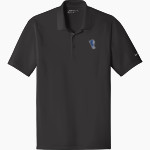 West Tech Panthers Nike Men's Dri-FIT Fit Players Flat Knit Collar Polo Front Thumbnail