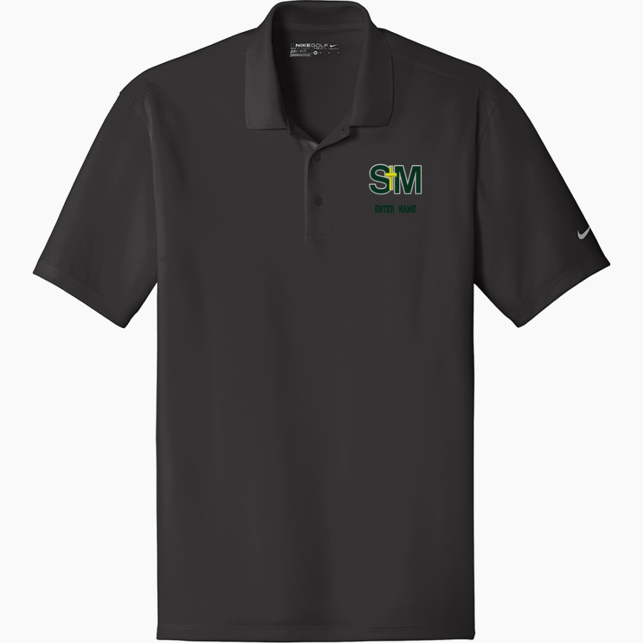 St. Michael Gators Nike Men's Dri-FIT Fit Players Flat Knit Collar Polo