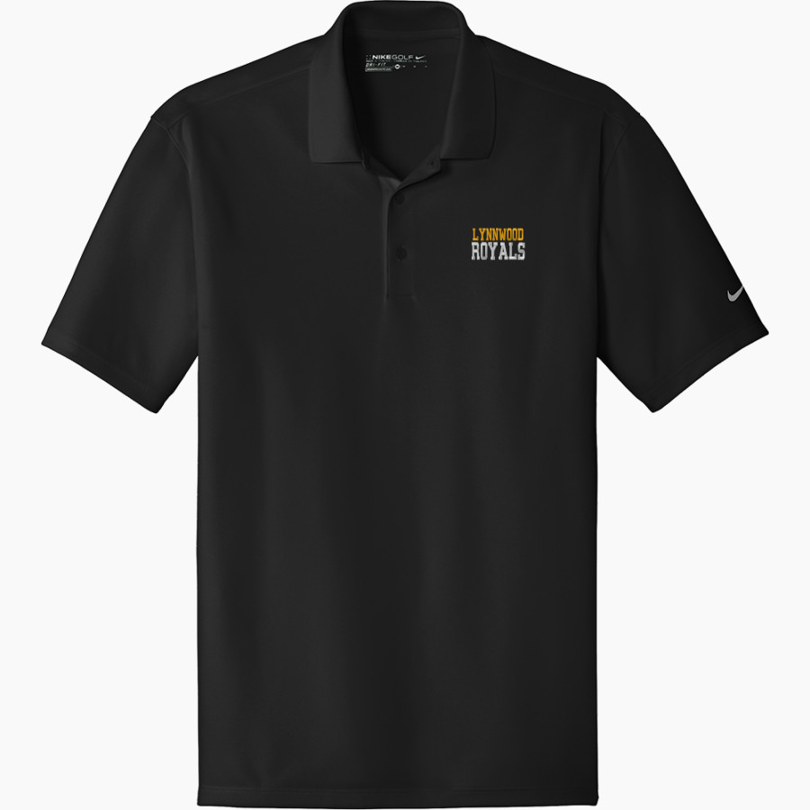 LYNNWOOD HIGH SCHOOL ROYALS <span class="pdp-name-mascot">LYNNWOOD ROYALS</span> Nike Men's Dri-FIT Fit Players Flat Knit Collar Polo