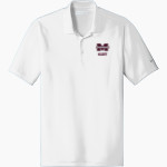MILLBURY SR HIGH SCHOOL WOOLIES Nike Men's Dri-FIT Fit Players Flat Knit Collar Polo Front Thumbnail
