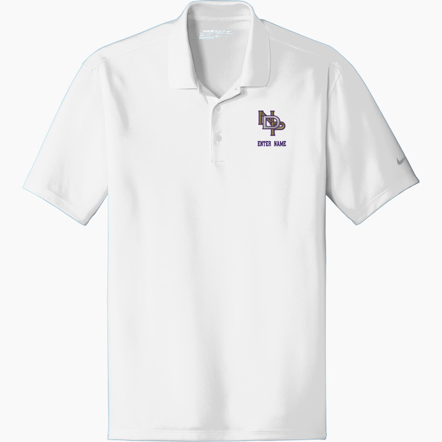 Notre Dame Prep SAINTS ONLINE STORE <span class="pdp-name-mascot">Notre Dame Prep Saints</span> Nike Men's Dri-FIT Fit Players Flat Knit Collar Polo