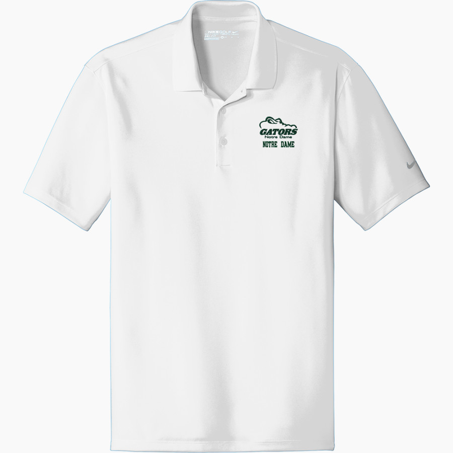 Notre Dame Gators <span class="pdp-name-mascot">Notre Dame Academy Gators</span> Nike Men's Dri-FIT Fit Players Flat Knit Collar Polo
