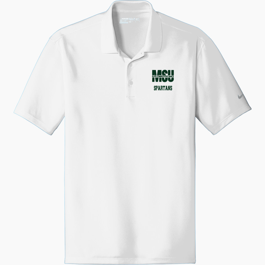 Michigan State University Spartans <span class="pdp-name-mascot">Michigan State University Spartans</span> Nike Men's Dri-FIT Fit Players Flat Knit Collar Polo