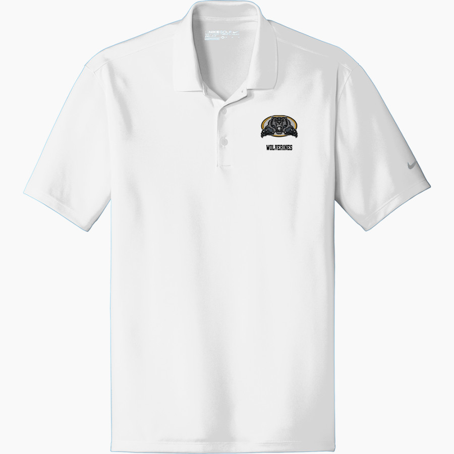 BIGGS HIGH SCHOOL WOLVERINES <span class="pdp-name-mascot">BIGGS WOLVERINES</span> Nike Men's Dri-FIT Fit Players Flat Knit Collar Polo