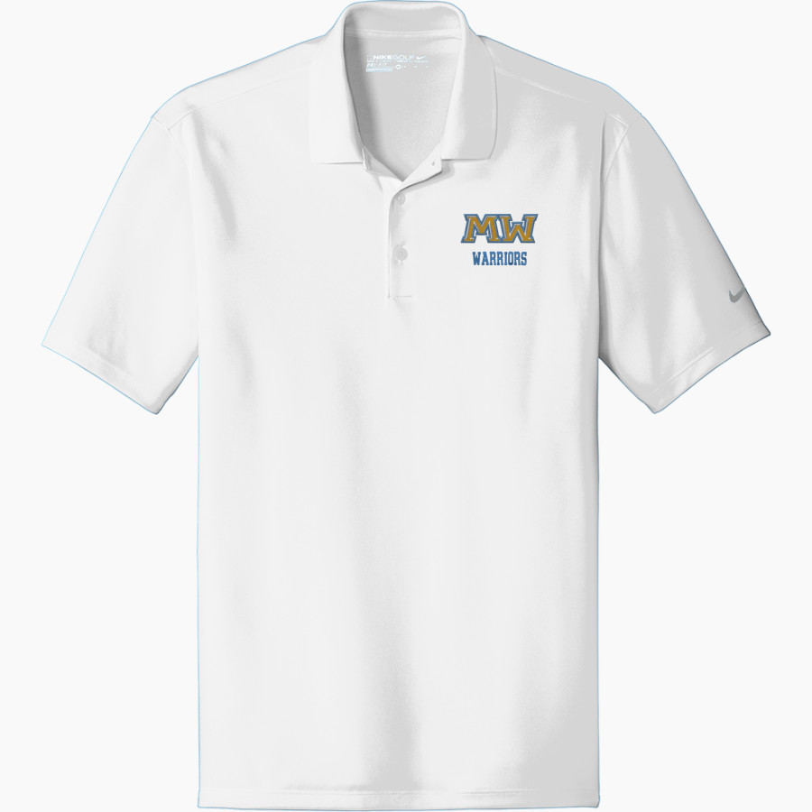 Maine West Warriors <span class="pdp-name-mascot">Maine West High School Warriors</span> Nike Men's Dri-FIT Fit Players Flat Knit Collar Polo