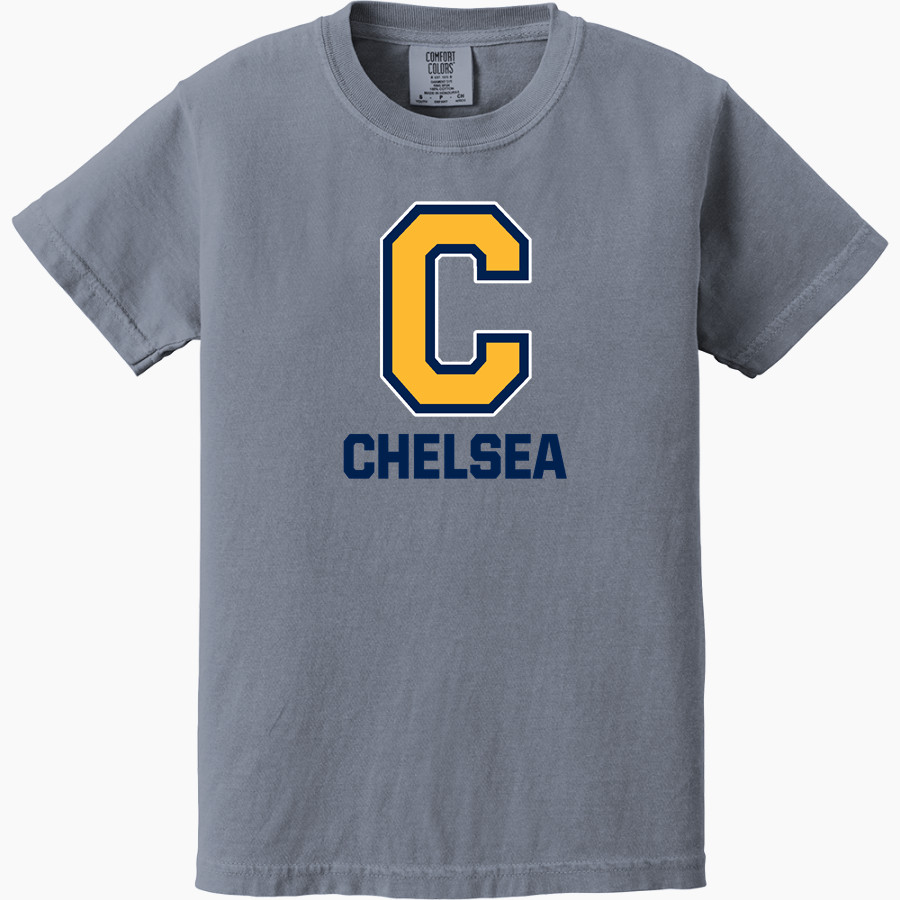 CHELSEA HIGH SCHOOL BULLDOGS <span class="pdp-name-mascot">CHELSEA BULLDOGS</span> Comfort Colors Youth Ring-Spun Tee