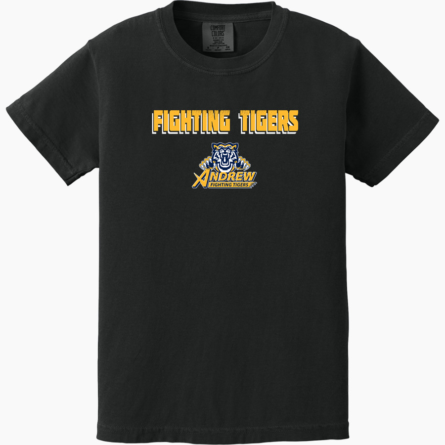 Andrew Tigers <span class="pdp-name-mascot">Andrew College Tigers</span> Comfort Colors Youth Ring-Spun Tee