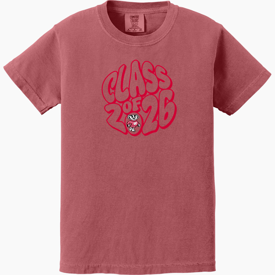 University Of Wisconsin - Madison Badgers <span class="pdp-name-mascot">University Of Wisconsin - Madison Badgers</span> Comfort Colors Youth Ring-Spun Tee