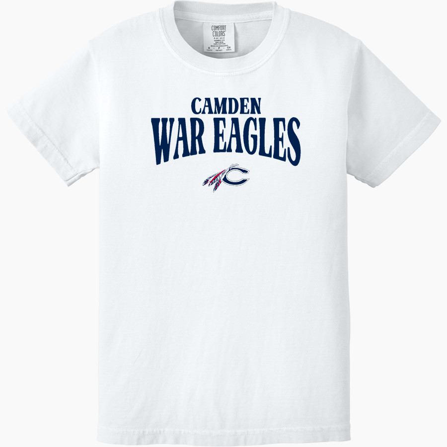 Camden War Eagles <span class="pdp-name-mascot">Camden Eagles</span> Comfort Colors Youth Ring-Spun Tee
