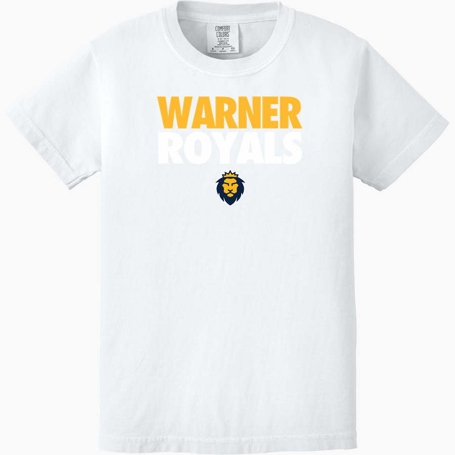 Warner Royals <span class="pdp-name-mascot">Warner Royals</span> Comfort Colors Youth Ring-Spun Tee