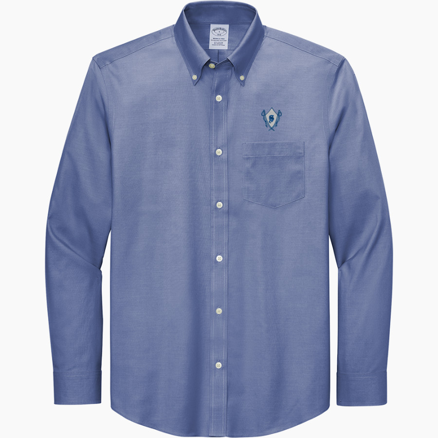 Susquehanna Sabers <span class="pdp-name-mascot">Susquehanna Community High School Sabers</span> Brooks Brothers Men's Wrinkle-Free Stretch Pinpoint Shirt