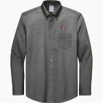 Olivet Nazarene Tigers <span class="pdp-name-mascot">Olivet Nazarene University Tigers</span> Brooks Brothers Men's Wrinkle-Free Stretch Pinpoint Shirt Front Thumbnail