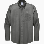 Meadows School The Official Store of the Mustangs <span class="pdp-name-mascot">Meadows School Mustangs</span> Brooks Brothers Men's Wrinkle-Free Stretch Pinpoint Shirt Front Thumbnail
