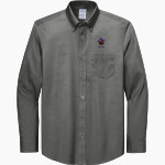 Riverside Pirates <span class="pdp-name-mascot">Riverside Pirates</span> Brooks Brothers Men's Wrinkle-Free Stretch Pinpoint Shirt Front Thumbnail