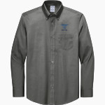 Connecticut College Camels <span class="pdp-name-mascot">Connecticut College Camels</span> Brooks Brothers Men's Wrinkle-Free Stretch Pinpoint Shirt Front Thumbnail