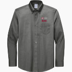 Minot State Beavers <span class="pdp-name-mascot">Minot State Beavers</span> Brooks Brothers Men's Wrinkle-Free Stretch Pinpoint Shirt Front Thumbnail