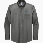 GLCC Crusaders <span class="pdp-name-mascot">Great Lakes Christian College Crusaders</span> Brooks Brothers Men's Wrinkle-Free Stretch Pinpoint Shirt Front Thumbnail