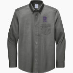 Ballston Spa Scotties The Official Online Store <span class="pdp-name-mascot">Baaston Spa Scotties</span> Brooks Brothers Men's Wrinkle-Free Stretch Pinpoint Shirt Front Thumbnail