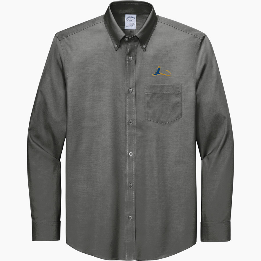 Penn Hills Charter School of Entrepreneurship <span class="pdp-name-mascot">Penn Hills Charter Eagles</span> Brooks Brothers Men's Wrinkle-Free Stretch Pinpoint Shirt