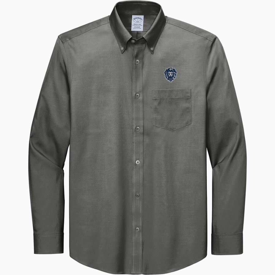 LUSTRE CHRISTIAN HIGH SCHOOL LIONS <span class="pdp-name-mascot">LUSTRE CHRISTIAN LIONS</span> Brooks Brothers Men's Wrinkle-Free Stretch Pinpoint Shirt