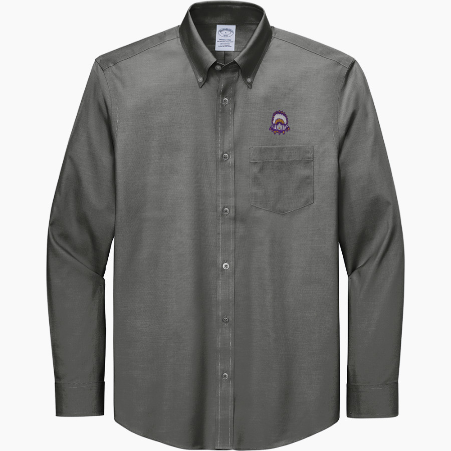 Scottsburg SMS <span class="pdp-name-mascot">Scottsburg SMS</span> Brooks Brothers Men's Wrinkle-Free Stretch Pinpoint Shirt