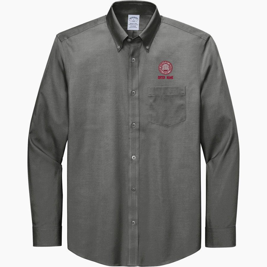 Wheatley Wildcats <span class="pdp-name-mascot">Wheatley Wildcats</span> Brooks Brothers Men's Wrinkle-Free Stretch Pinpoint Shirt