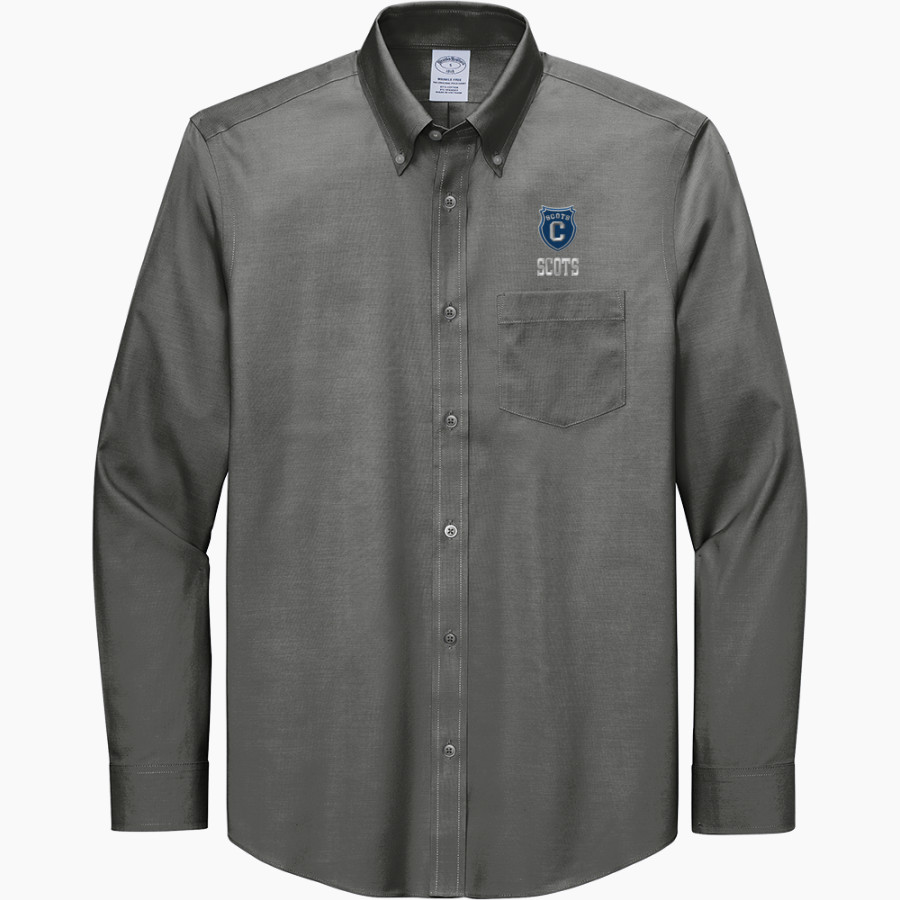 Covenant Scots Brooks Brothers Men's Wrinkle-Free Stretch Pinpoint Shirt